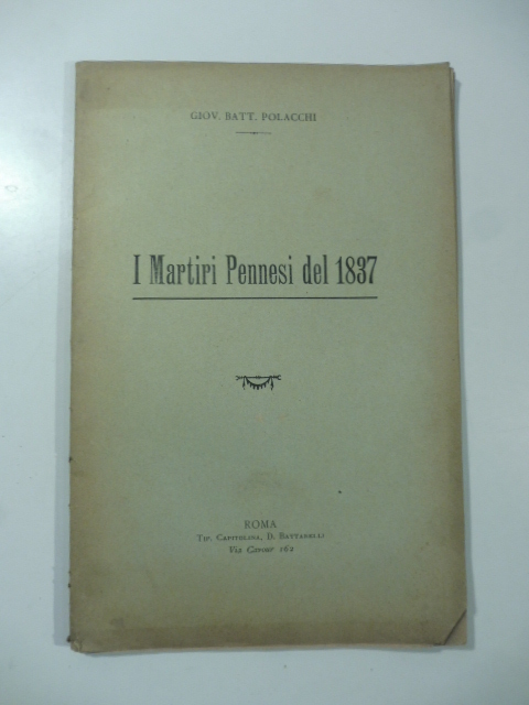 I martiri pennesi del 1837